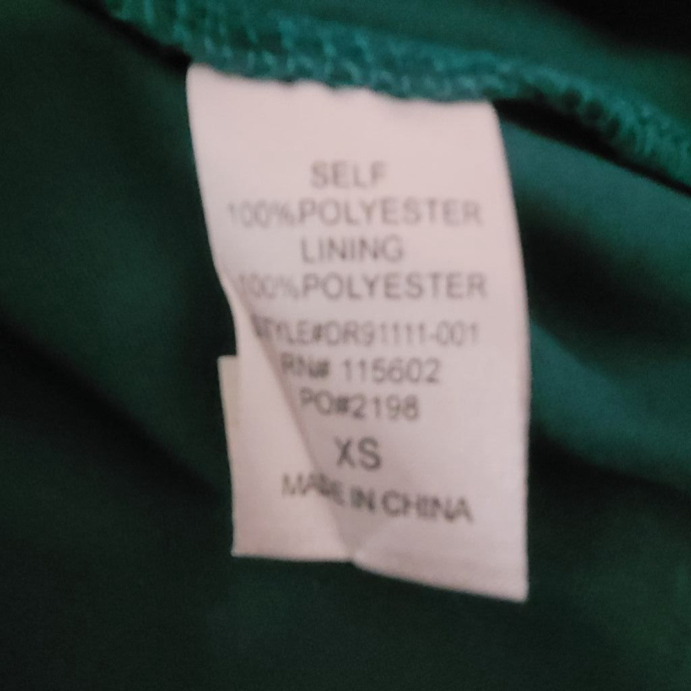 Women's Lush XS Teal Dress - Picture 7 of 9